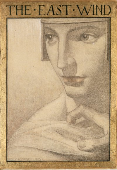 Die vier Winde - Der Ostwind, 1903 von Frederick Cayley Robinson